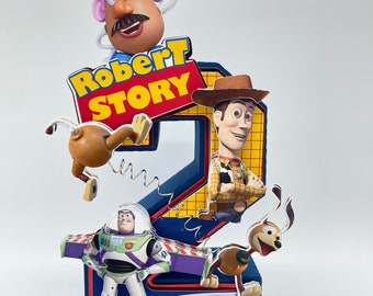 3D Number or Letter Toy Story - Toy Story Party Decoration - Birthday Decor