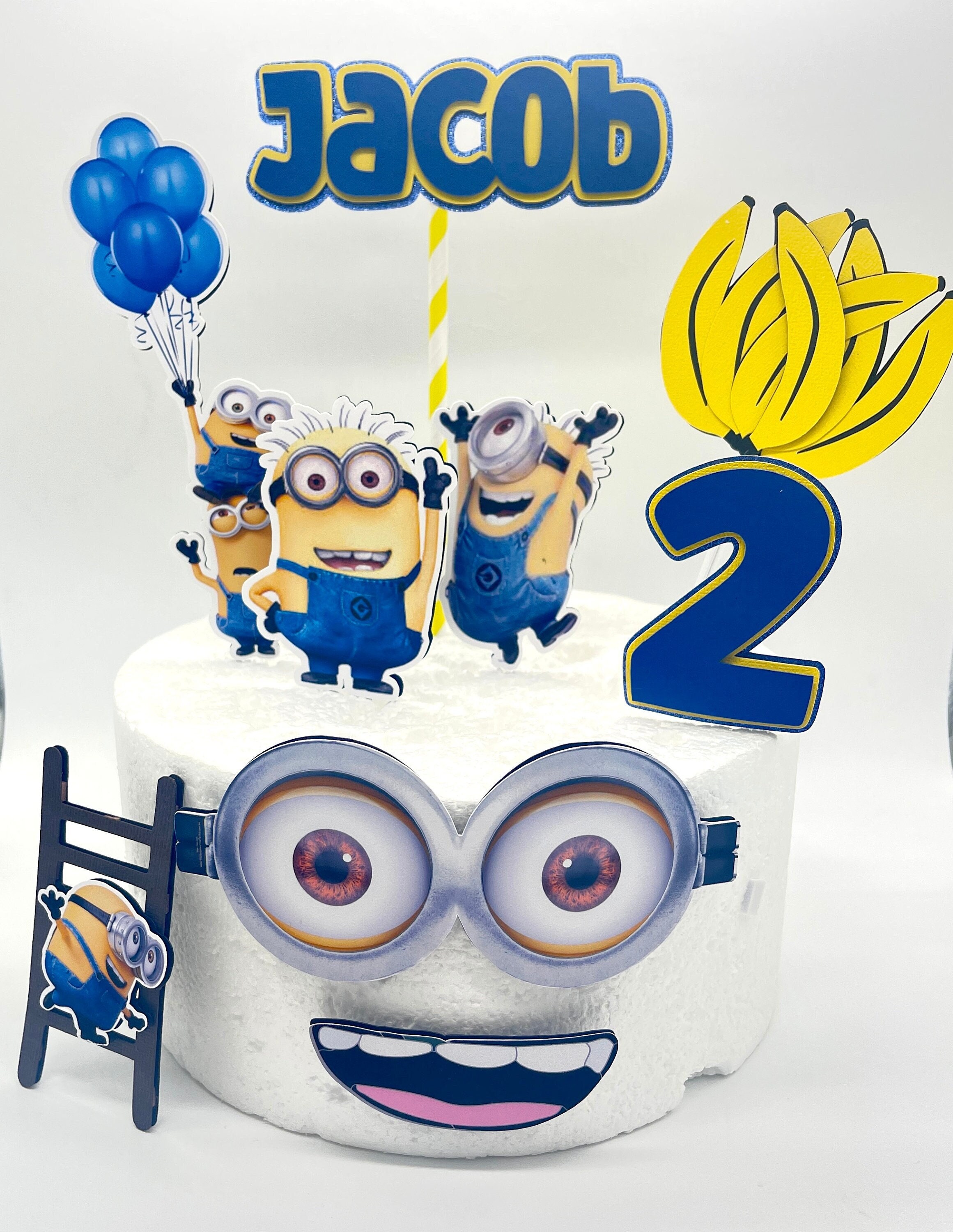 Despicable Me Minions Gru Plan Meme Edible Cake Topper Image