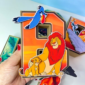 The Lion King 3D Letter - Etsy