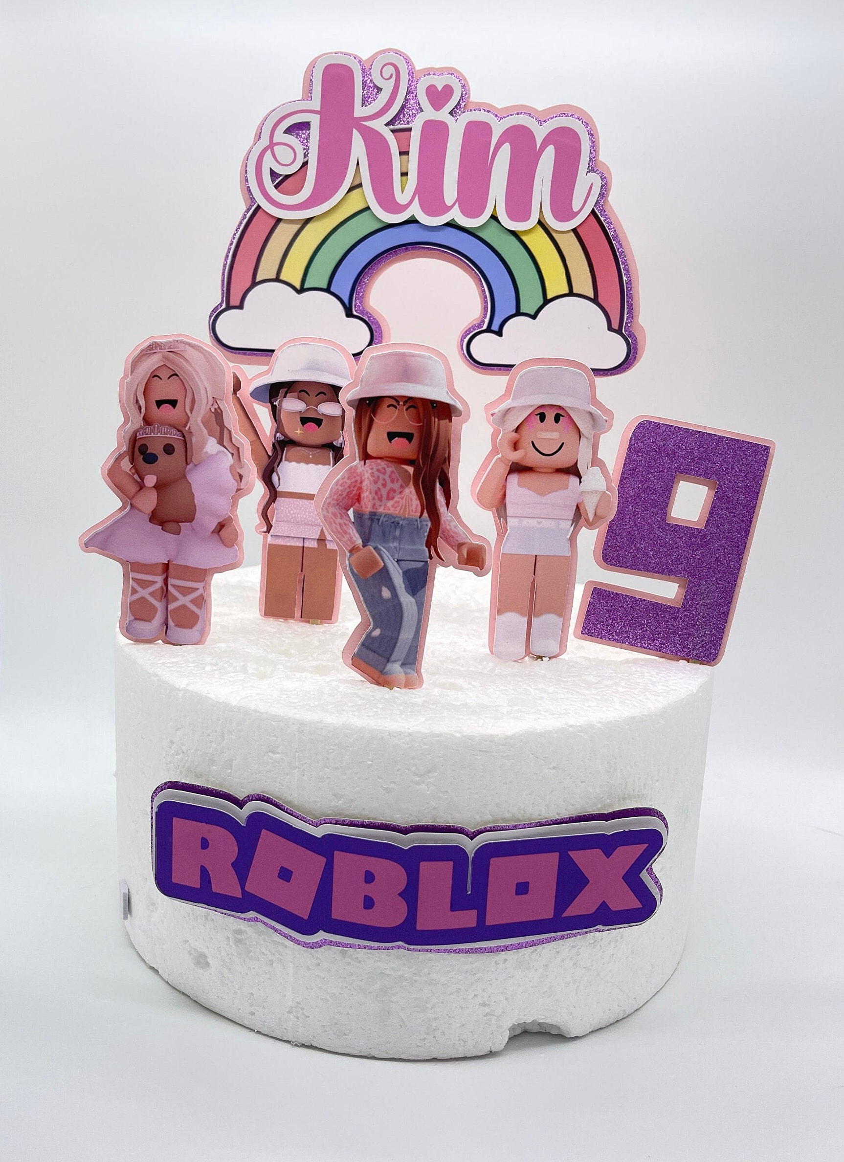 Roblox Girls Unicorn Squad Edible Cake Topper Image ABPID56529 – A Birthday  Place