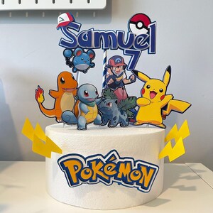 ▷ Pokemon Cake Topper, Banderin Pokemon