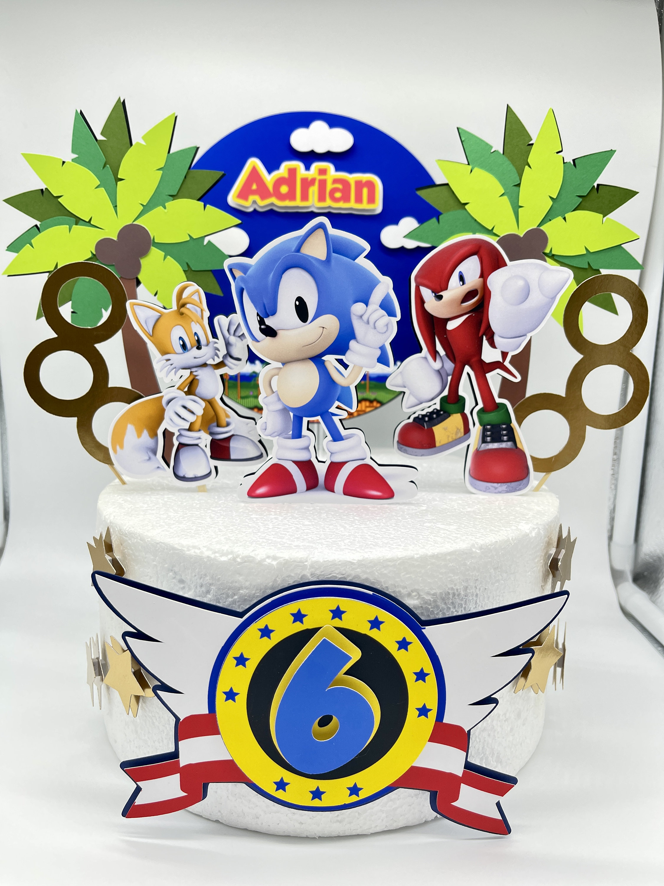 Sonic Cake Topper – MAD Prints LLC.