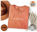 Thankful Shirt Comfort Colors®, Thanksgiving Sweatshirt, Cute Fall Crewneck, Fall Shirt, Religious Gift Idea, Retro Fall Season, Autumn Tees