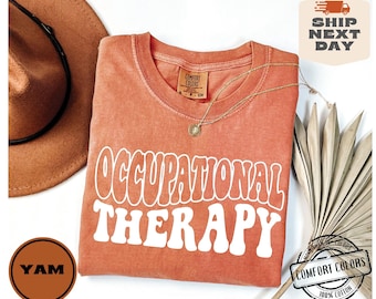Occupational Therapy Shirt Comfort Colors®, Occupational Therapist Gift, OT Teacher Appreciation, Special Education Shirt, Autism Awareness