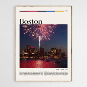 Boston Print, Boston Wall Art, Boston Poster, Boston Photo, Boston Poster Print, Massachusetts Print, Massachusetts Poster, Boston Skyline