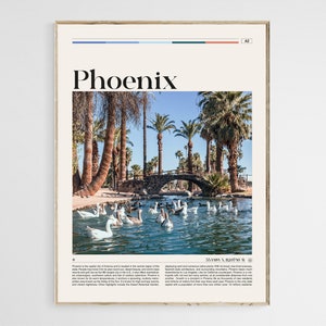 Phoenix Print, Phoenix Wall Art, Phoenix Poster, Phoenix Photo, Phoenix Poster Print, Phoenix Wall Decor, Arizona Print, USA Poster Print