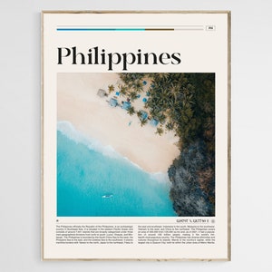 Philippines Travel Poster, Philippines Wall Art, Philippines Poster Print, Philippines Photo, Philippines Print, Philippines Wall Decor