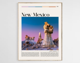 New Mexico Travel Poster, New Mexico Wall Art, New Mexico Poster Print, New Mexico Photo, New Mexico Print, USA Poster, Wall Decor, Digital