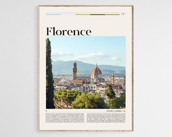 Florence Travel Poster, Florence Print, Florence Wall Art, Florence Poster, Florence Photo, Italy Wall Decor, Italy Art, Digital