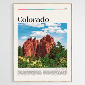 Colorado Travel Poster, Colorado Wall Art, Colorado Poster, Colorado Foto, Colorado Print, Colorado Wall Decor, USA Poster, Digitaal Bestand