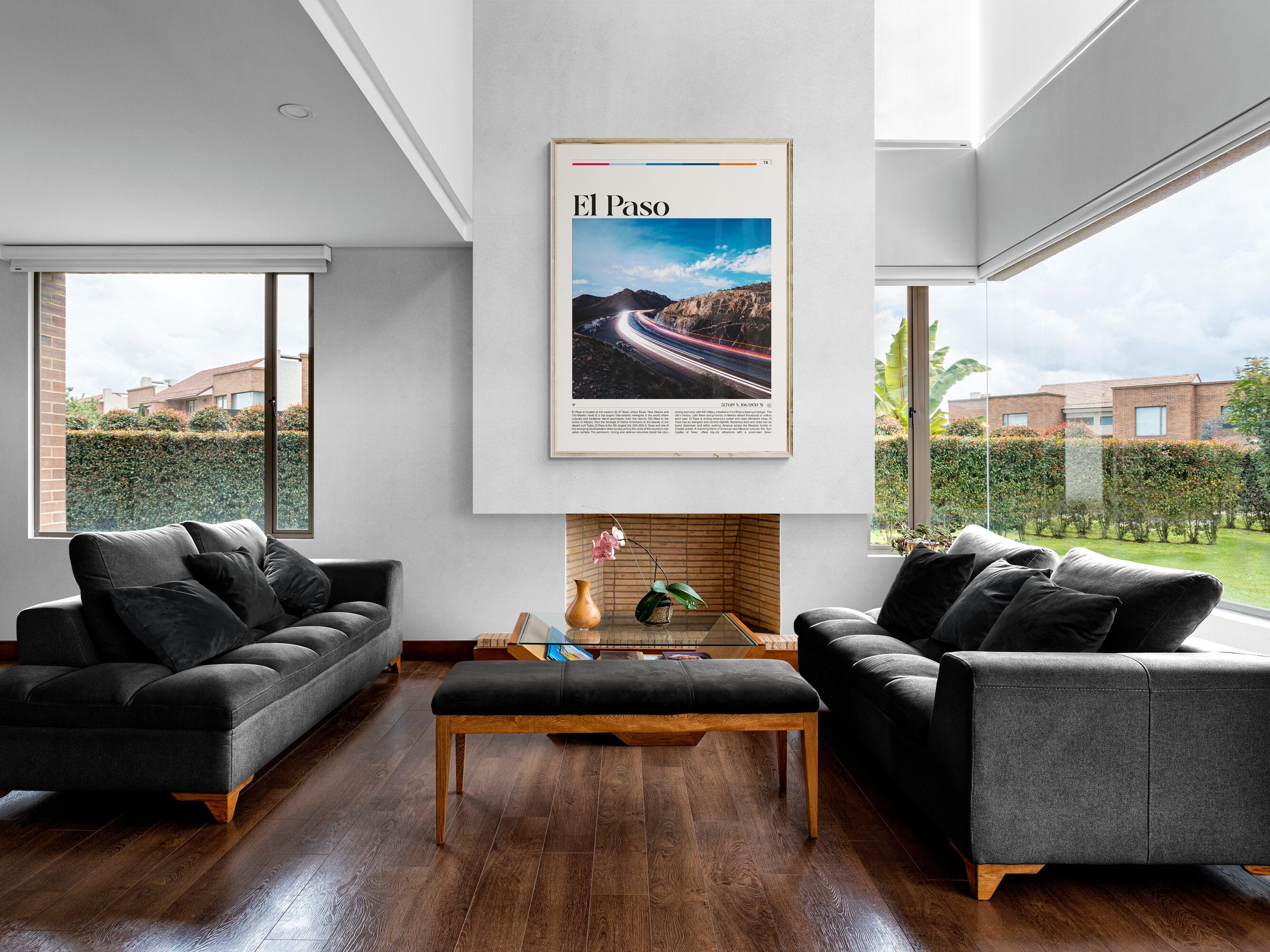 El Paso Print El Paso Wall Art El Paso Poster El Paso Etsy