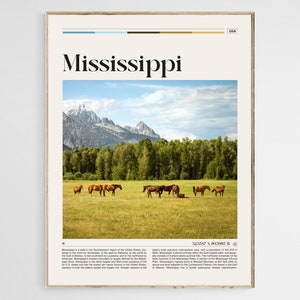 Mississippi Travel Poster, Mississippi Wall Art, Mississippi Poster, Mississippi Photo, Mississippi Print, Mississippi Wall Decor, USA Print