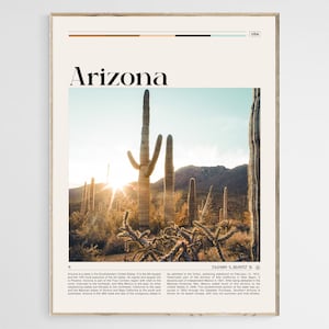Arizona Reiseplakat, Arizona Wandkunst, Arizona Poster, Arizona Foto, Arizona Druck, Wanddekor, USA Poster, Wüstendruck, Digital