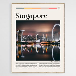 Singapore Travel Poster, Singapore Wall Art, Singapore Poster Print, Singapore Foto, Singapore Print, Singapore Wall Decor, Digitaal Bestand