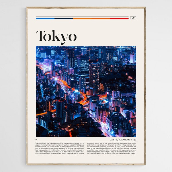 Tokyo Travel Poster, Tokyo Print, Tokyo Wall Art, Tokyo Poster, Tokyo Photo, Tokyo Poster Print, Tokyo Wall Decor, Japan Poster, Digital