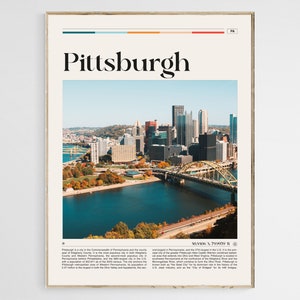 Pittsburgh Travel Poster, Pittsburgh Print, Pittsburgh Wall Art, Pittsburgh Poster, Pittsburgh Photo, Pittsburgh Poster Print, Pennsylvania