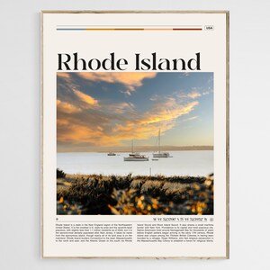 Rhode Island Travel Poster, Rhode Island Wall Art, Rhode Island Poster, Rhode Island Photo, Rhode Island Print, USA Wall Decor, Digital File