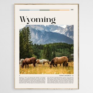 Wyoming Travel Poster, Wyoming Wall Art, Wyoming Poster, Wyoming Photo, Wyoming Print, Wyoming Wall Decor, United States Art Print, Digital