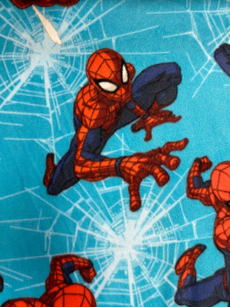 Spiderman  Toss Polar Fleece Etsy