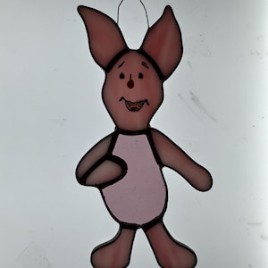 Stained Glass Piglet