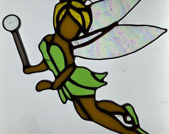 Acchiappasole in vetro colorato Disney Campanellino