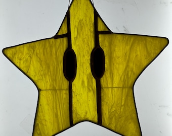 Atrapasol de Mario Star con vitrales