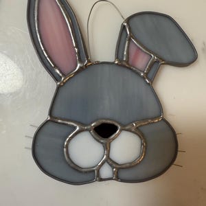Stained Glass Cute Bunny Rabbit - Etsy