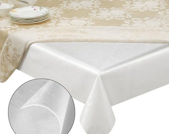 Premium Table Pad Protector by Tablecloths By Design 54" Wide (Variable Length) -Protects from Spills, Scratches & Heat