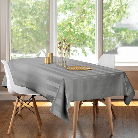 Luxury Table Protector Pad, 2in1 Table Pad Great Looking Tablecloth Heat  Resistant Spill & Stain Proof Flannel Backing 54 Width 