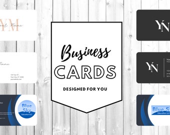 I design personalized business cards!