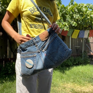 Laidback Vintage Levi Jeans Purse