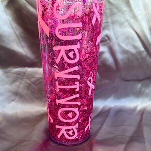 Survivor snow globe tumbler