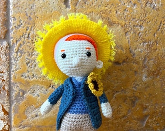 Vincent Van Gogh Crochet Doll