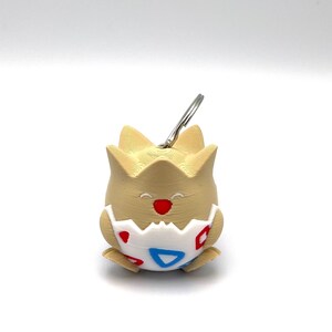 3D Printed Togepi Keychain