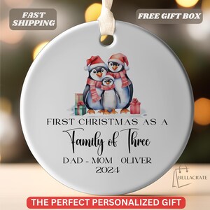 Custom Family Ornament, Ornaments Christmas Personalized Family,  Family Christmas Ornament, Personalized Family Gifts, Family Keepsake