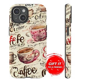 Personalized iphone Case Vintage Coffee Phone Case Custom iphone Case iphone casing coffee person collage Best custom iphone case Gift-for