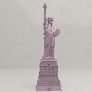 Statue of Liberty 3D Model STL File – Printable Architectural Miniature for 3D Printing, Landmark Replica, Liberty Statue Decoration
