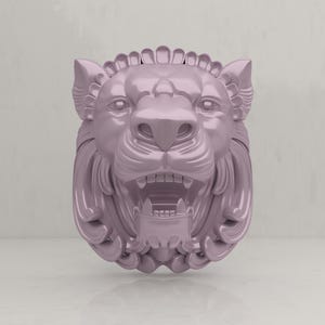 3d lion mask model-3d lion drawing- 3D STL Model for Cnc users, 3d printing- 3d printer
