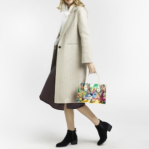 Wicked Oz Alice Wonderland Mashup Custom Art Shoulder Bag Faux Leather Free Shipping
