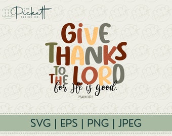 Give Thanks to the Lord Digital Design