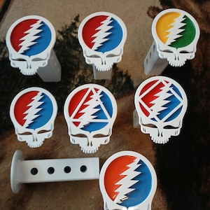 Deady Skull Hitch Covers (white colors)