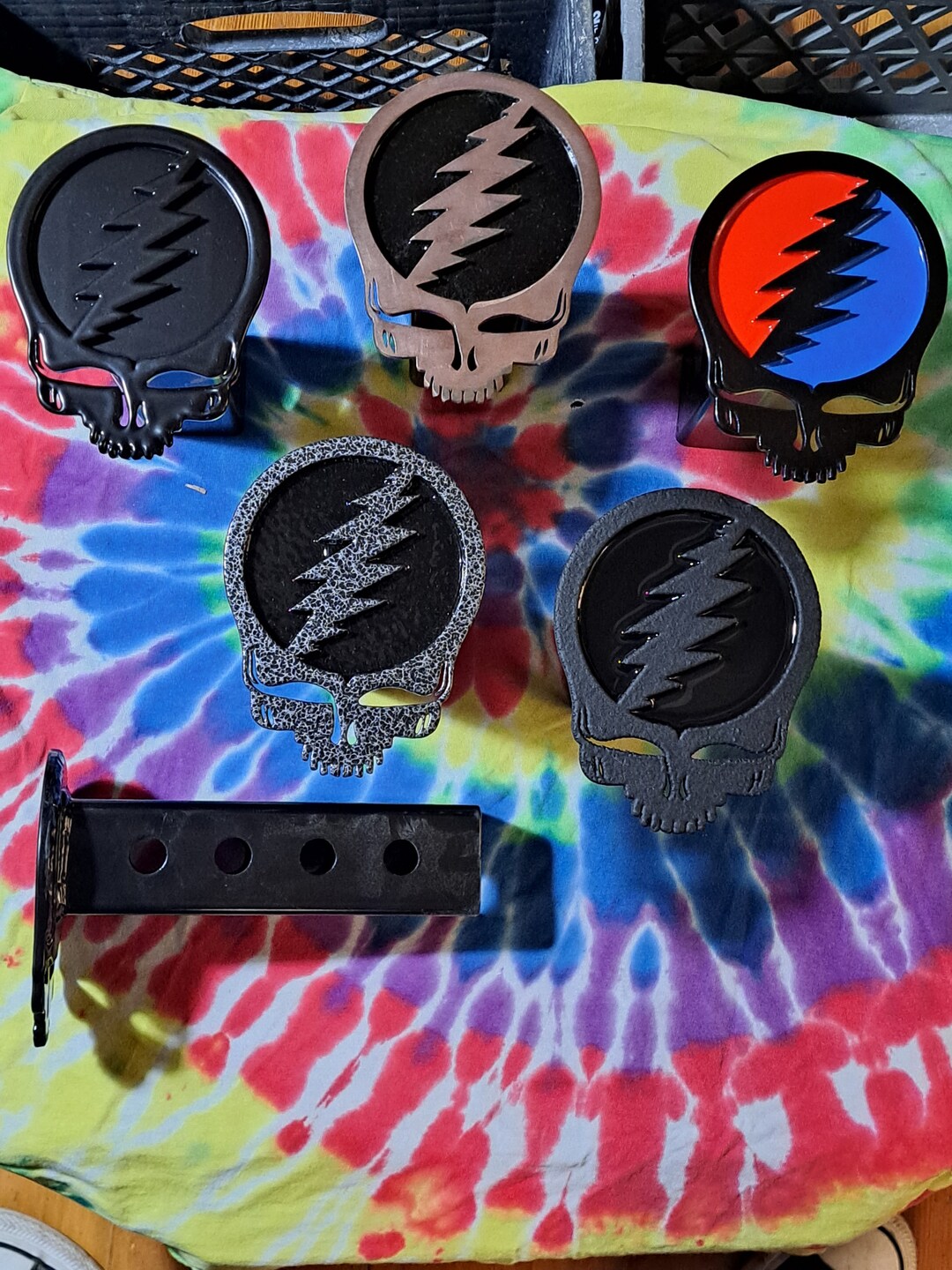 Grateful Dead Steel Your Face Hitch Covers dark Colors Etsy