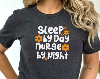 Zabawna koszulka pielęgniarska, damska koszulka pielęgniarska, koszulka z nadrukiem Nurse Life, koszulka dla studenta pielęgniarstwa, prezent dla przyszłej pielęgniarki, śmieszna koszulka pielęgniarska, tanie prezenty dla pielęgniarki