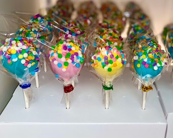 Birthday Cake Pops | Colorful Cake Pops | Confetti Cake Pops