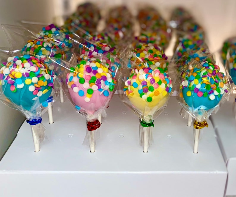 Birthday Cake Pops Colorful Cake Pops Confetti Cake Pops Etsy