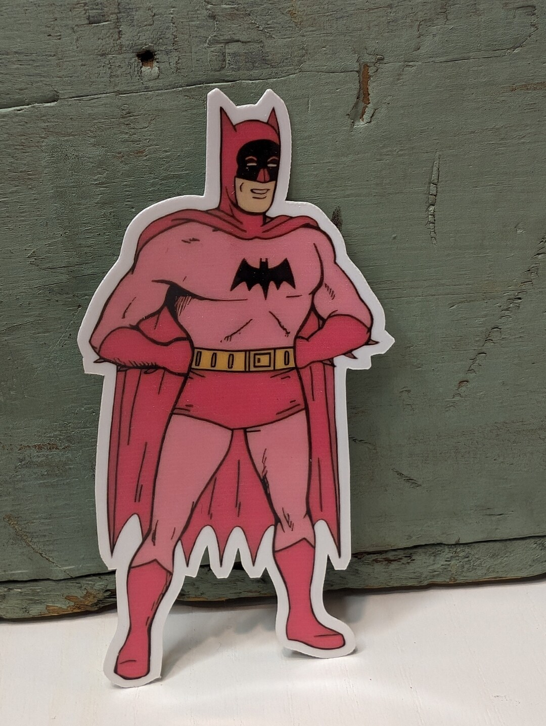 Batman Rosa Pink Batman Sticker - Etsy