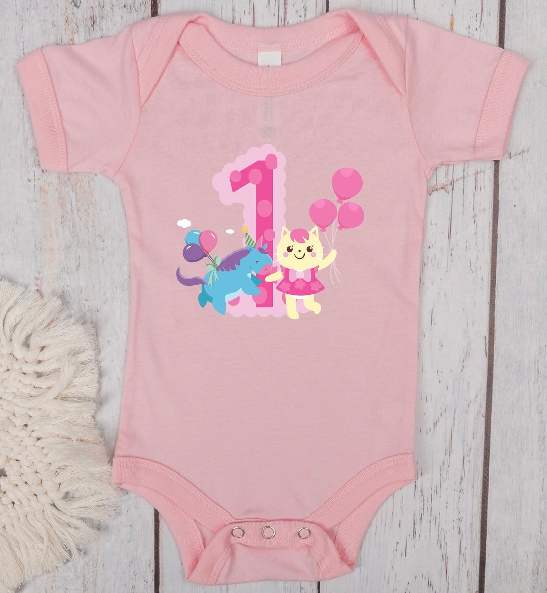 Birthday Girl Shirt/one Year Old Baby Girl Shirt/first Birthday Onesie