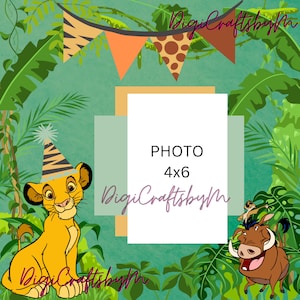 The Lion King Digital Download Scrapbook Page