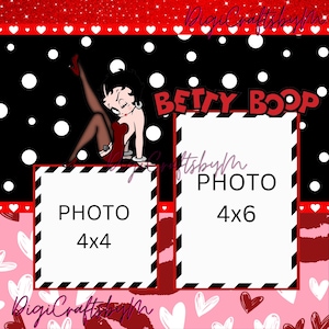 Boop Betty Digital Download Scrapbook Page **DIGITAL ITEM***