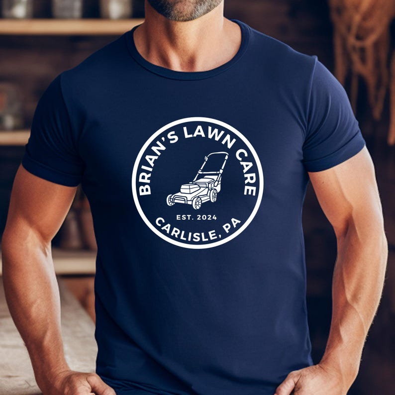 Custom Lawn Care Shirt, Lawn Mower, Custom Dad Shirts, Grass Master, Funny Mens TShirts, Lawn Moving, Lawn Mower, Funny Father's Day Shirts image 1